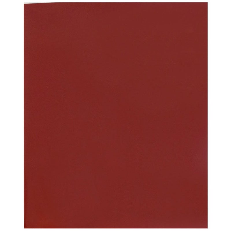 JAM Paper مجلدات مدرسية لامعة ذات جيبين من JAM PAPER - حجم رسالة - أحمر مارون لامع - عبوة 25/حزمة - Image 5